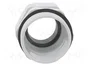 FIBOX Sello aislante M63 con rosca prolongada gris