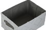 DKD Home Decor Set de 3 Cestas de Poliéster KONDO Gris y Crema