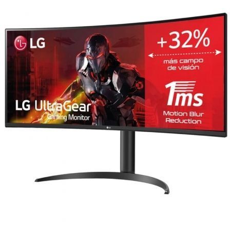 LG 34WP65CP-B Monitor Gaming UltraGear 34" Curvo WQHD 160Hz 1ms VA con FreeSync Premium y HDR10