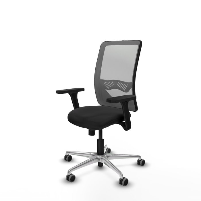 PIQUERAS Y CRESPO Silla de oficina Zulema con mecanismo Sincro, Negro y Gris PIQUERAS Y CRESPO Silla de oficina Zulema con mecanismo Sincro, Negro y Gris