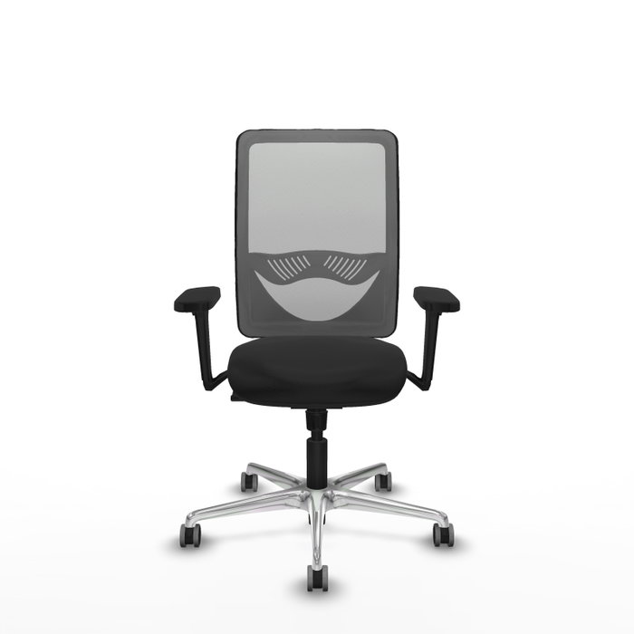 PIQUERAS Y CRESPO Silla de oficina Zulema con mecanismo Sincro, Negro y Gris PIQUERAS Y CRESPO Silla de oficina Zulema con mecanismo Sincro, Negro y Gris