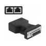 DeLOCK Adaptador D-Sub 15 pin hembra a 2 x RJ45 hembra 66806
