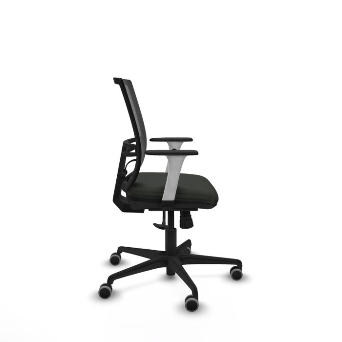 PIQUERAS Y CRESPO Silla de oficina Yunquera con mecanismo Sincro, Negro PIQUERAS Y CRESPO Silla de oficina Yunquera con mecanismo Sincro, Negro