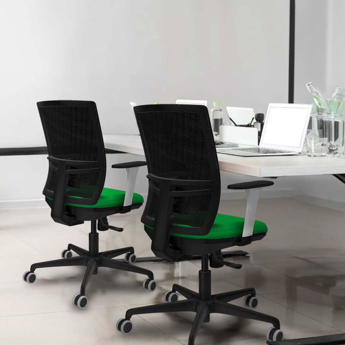 PIQUERAS Y CRESPO Silla de oficina Yunquera con mecanismo Sincro, Negro PIQUERAS Y CRESPO Silla de oficina Yunquera con mecanismo Sincro, Negro