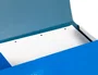Liderpapel Carpeta Gomas Tres Solapas Cartón Plastificado Folio Color Azul