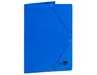 Liderpapel Carpeta Gomas Tres Solapas Cartón Plastificado Folio Color Azul