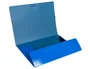 Liderpapel Carpeta Gomas Tres Solapas Cartón Plastificado Folio Color Azul