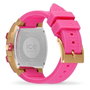 Ice Reloj 023288 con correa rosa y caja dorada