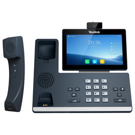 Yealink SIP-T58W Pro - Teléfono IP VoIP Gris con Cámara, Pantalla Táctil LCD 7" 1024x600, WiFi, Bluetooth 4.2, Gigabit Ethernet, PoE, VoIP, 1000 Contactos
