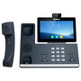 Yealink SIP-T58W Pro - Teléfono IP VoIP Gris con Cámara, Pantalla Táctil LCD 7" 1024x600, WiFi, Bluetooth 4.2, Gigabit Ethernet, PoE, VoIP, 1000 Contactos