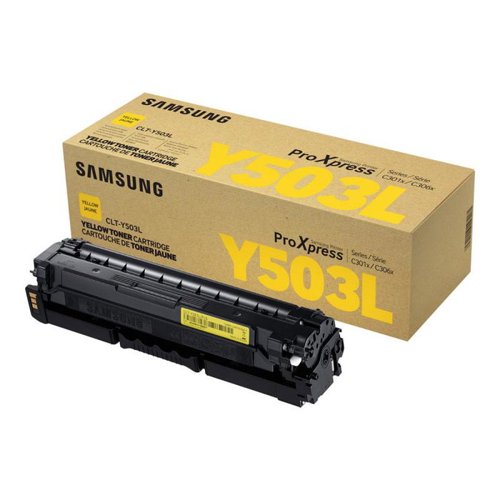 HP Cartucho Amarillo Original CLT-Y503L para Samsung - SU491A HP Cartucho Amarillo Original CLT-Y503L para Samsung - SU491A