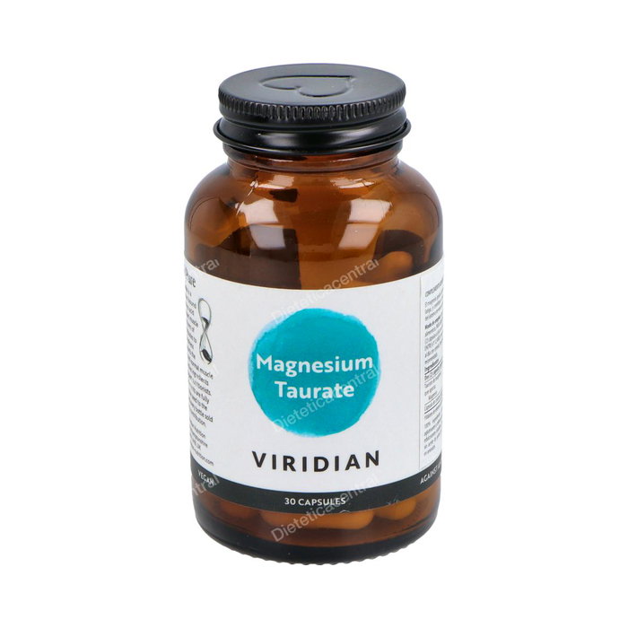 VIRIDIAN Taurato de Magnesio 30 cápsulas veganas VIRIDIAN Taurato de Magnesio 30 cápsulas veganas