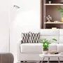 SKD Lámpara de Suelo Recta Wayne SKD-F020-W Diseño Nórdico con Portalámparas LED E27 para Hogar y Local Comercial
