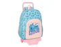 Safta Mochila 185 con Carro 705 Stitch Ohana 340x260x110 mm
