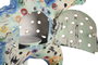 DKD Home Decor Decoración de Hierro Estrella de Mar Pintada