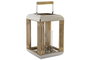 DKD Home Decor Farola Plateado 23 x 36 x 23 cm Metal Cristal