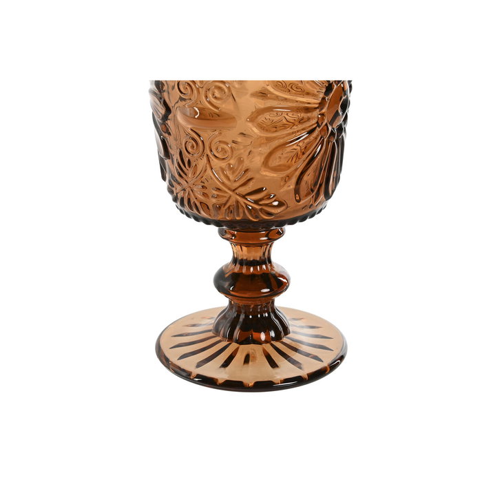 DKD Home Decor Set de 6 Copas Margarita de Cristal Marrón 270ml DKD Home Decor Set de 6 Copas Margarita de Cristal Marrón 270ml