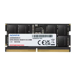 ADATA AD5S560048G-S - Módulo de memoria RAM 48GB DDR5 5600 MT/s SO-DIMM para portátil, CL46, Negro