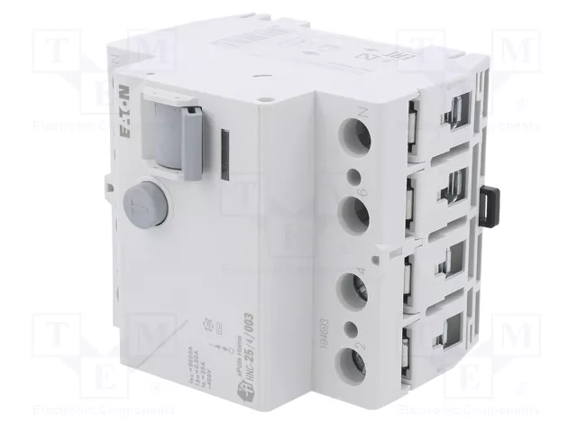 EATON ELECTRIC Interruptor diferencial HNC xPole Home 25A 30mA 4 polos EATON ELECTRIC Interruptor diferencial HNC xPole Home 25A 30mA 4 polos