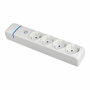 Solera Base múltiple de 4 tomas 2P+T con interruptor luminoso