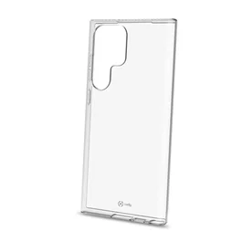 Celly GELSKIN1033 Funda Protectora Flexible TPU Transparente para Samsung Galaxy S23 Ultra 5G (6.8") - Anticaídas y Antiarrayones