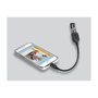 DeLOCK Adaptador USB Micro-B a USB A Macho/Hembra 2.0, 0.18m, Negro