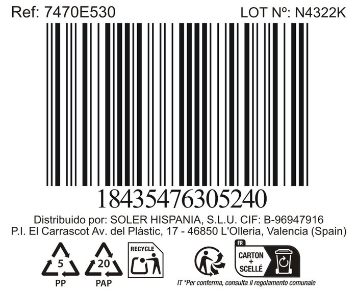 Inde Mug 290 ml "Black Clay" Surtido Md ø7.7x9.9 cm (24 Unidades)