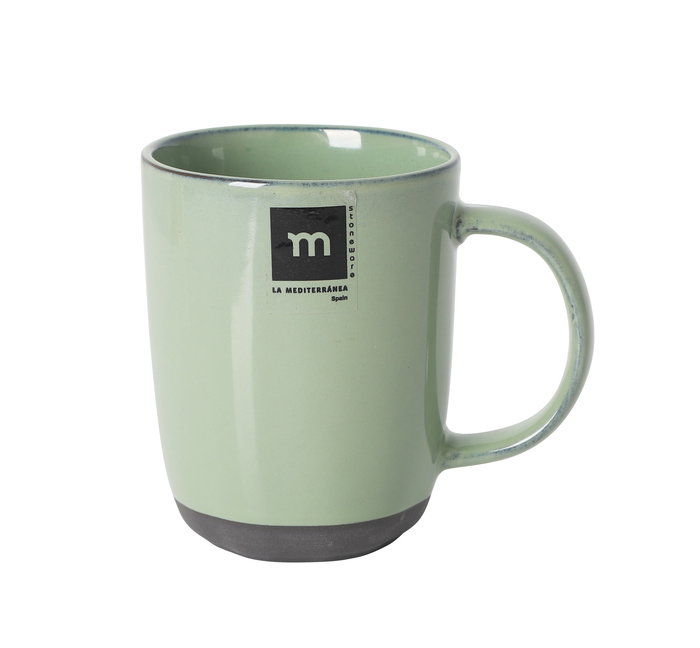 Inde Mug 290 ml "Black Clay" Surtido Md ø7.7x9.9 cm (24 Unidades)