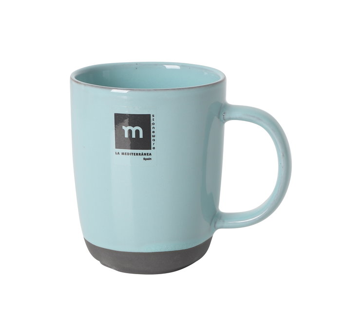 Inde Mug 290 ml "Black Clay" Surtido Md ø7.7x9.9 cm (24 Unidades)