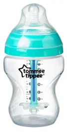 Tommee Tippee Biberon Anti-Cólico Boca Ancha Silicona Redonda Flujo Lento +0 Meses 2 Unidades