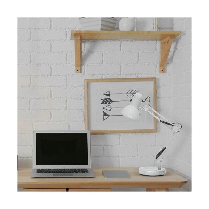 RABALUX RAB-4178 Lámpara de Mesa Samson 49cm Altura, Brazo y Casquillo Regulables, Verde, Metal, 1xE27, Max 60W, IP20