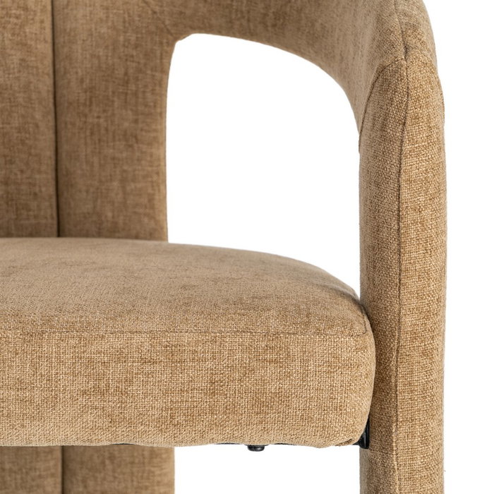 Silla Brazos Beige Tejido Contract 60 X 50 X 76,50 cm (Set de 2)