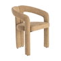 Silla Brazos Beige Tejido Contract 60 X 50 X 76,50 cm (Set de 2)