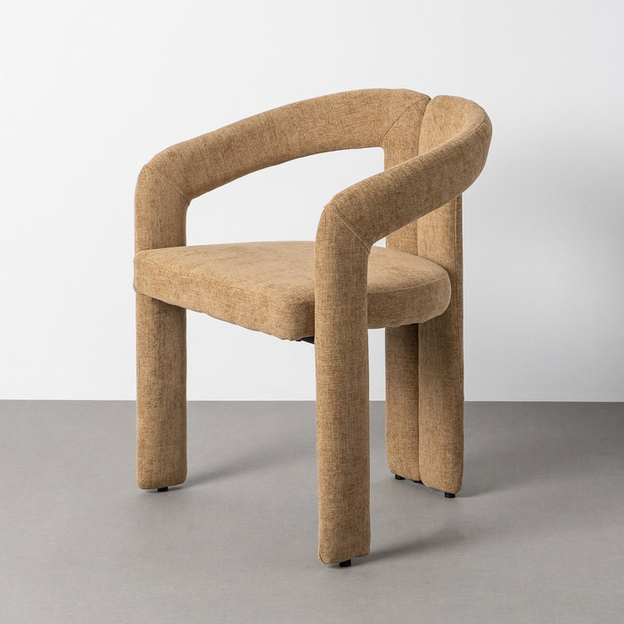 Silla Brazos Beige Tejido Contract 60 X 50 X 76,50 cm (Set de 2)
