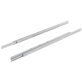 Pottker Guía Mesa Frontslide H47 Unidireccional D/I Sin Freno Para Tablero 600Mm Carga 90Kg Acero Zincado Natural