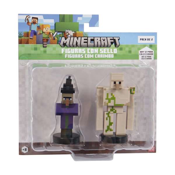 Bizak Minecraft Pack de 2 Figuras en Blister - Modelos surtidos