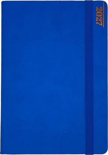 DIDEX Agenda Anual 2027 Line Cosida A5 Azul con Goma DIDEX Agenda Anual 2027 Line Cosida A5 Azul con Goma