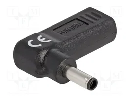 DeLOCK Adaptador para cable de carga USB Type-C™ a Dell 4,5 x 3,0 mm 90°