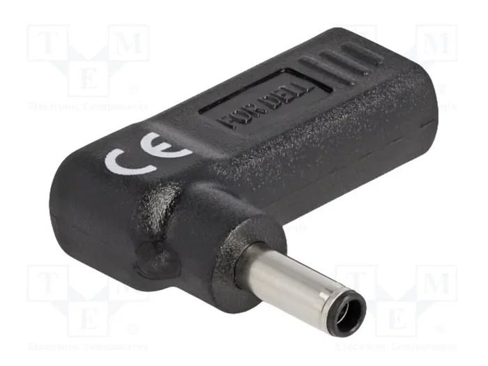 DeLOCK Adaptador para cable de carga USB Type-C™ a Dell 4,5 x 3,0 mm 90° DeLOCK Adaptador para cable de carga USB Type-C™ a Dell 4,5 x 3,0 mm 90°