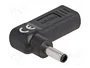 DeLOCK Adaptador para cable de carga USB Type-C™ a Dell 4,5 x 3,0 mm 90°