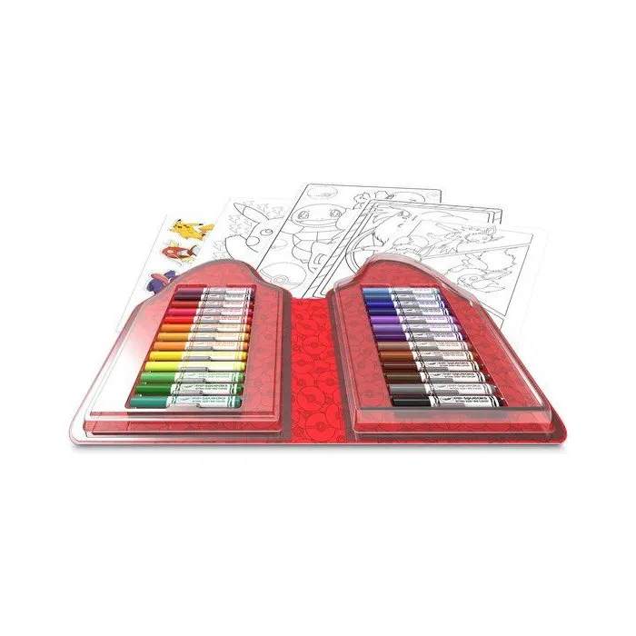 CRAYOLA Maletín 45 Piezas Pokemon