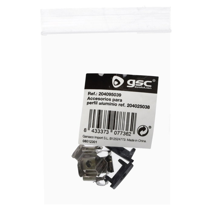 GSC Evolution Accesorios para perfil aluminio ref. 204025038 GSC Evolution Accesorios para perfil aluminio ref. 204025038