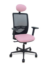 Piqueras y Crespo Silla Zulema con Mecanismo Sincro, Brazos 2D y Asiento Rosa