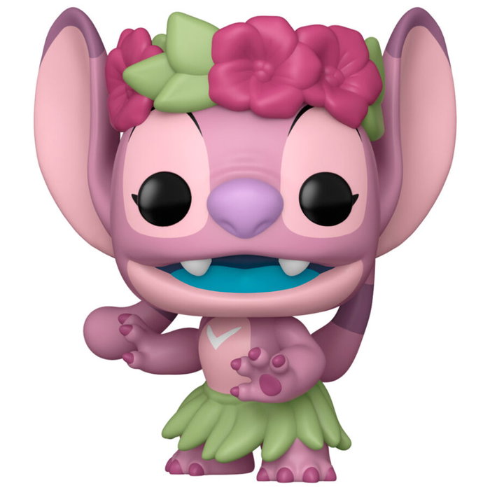Funko Figura POP Disney Lilo & Stitch Luau Angel Vinilo 9cm Caja Regalo