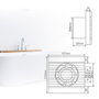 GSC Evolution Extractor doméstico Amina Ø100mm Blanco
