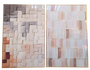 DKD Home Decor Set de 2 Cuadros Abstractos Beige 80x120 cm