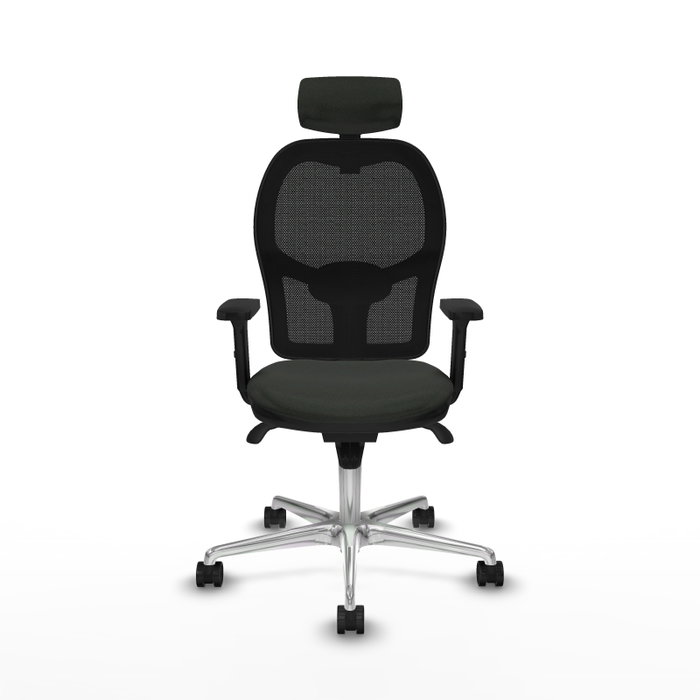 PIQUERAS Y CRESPO Silla de oficina Jorquera, Mecanismo Sincro, Negro PIQUERAS Y CRESPO Silla de oficina Jorquera, Mecanismo Sincro, Negro
