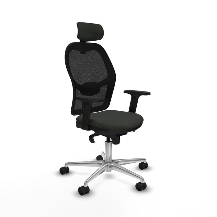 PIQUERAS Y CRESPO Silla de oficina Jorquera, Mecanismo Sincro, Negro PIQUERAS Y CRESPO Silla de oficina Jorquera, Mecanismo Sincro, Negro