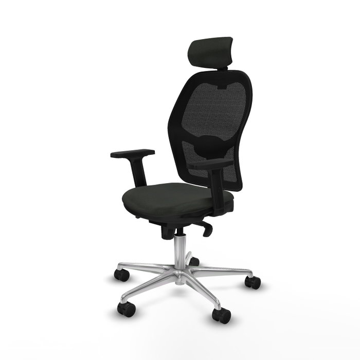 PIQUERAS Y CRESPO Silla de oficina Jorquera, Mecanismo Sincro, Negro PIQUERAS Y CRESPO Silla de oficina Jorquera, Mecanismo Sincro, Negro