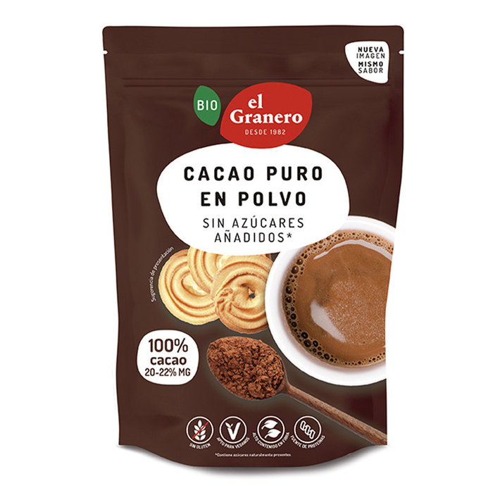El Granero Integral Cacao en Polvo Bio 250 g El Granero Integral Cacao en Polvo Bio 250 g
